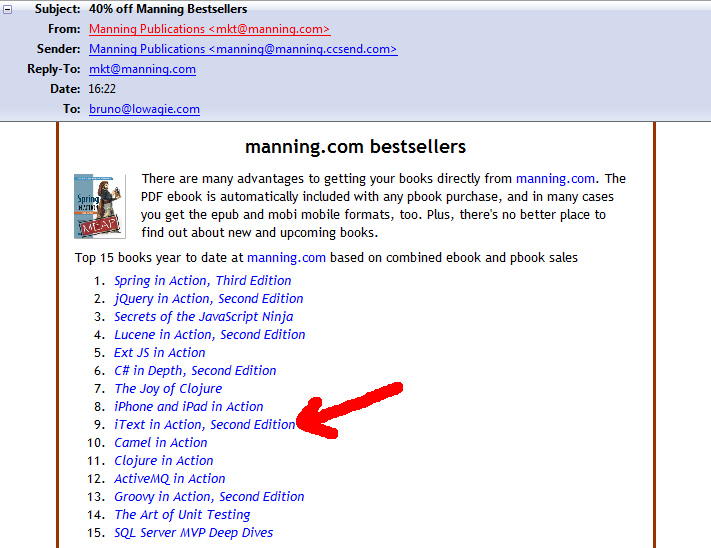 Manning Publications Bestsellers