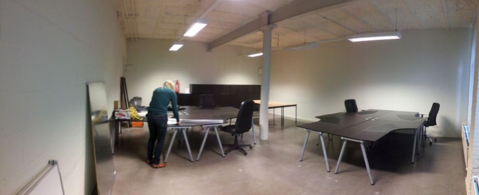 Preparing the new office