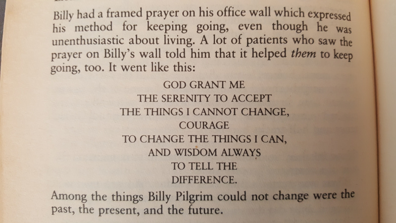 Fragment from Slaughterhouse-Five by Kurt Vonnegut