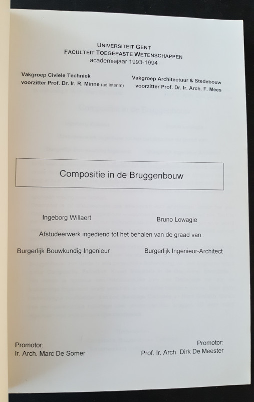 Master Thesis Ingeborg Willaert Bruno Lowagie