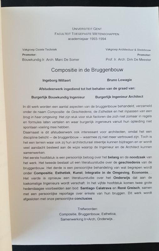 Master Thesis Ingeborg Willaert Bruno Lowagie